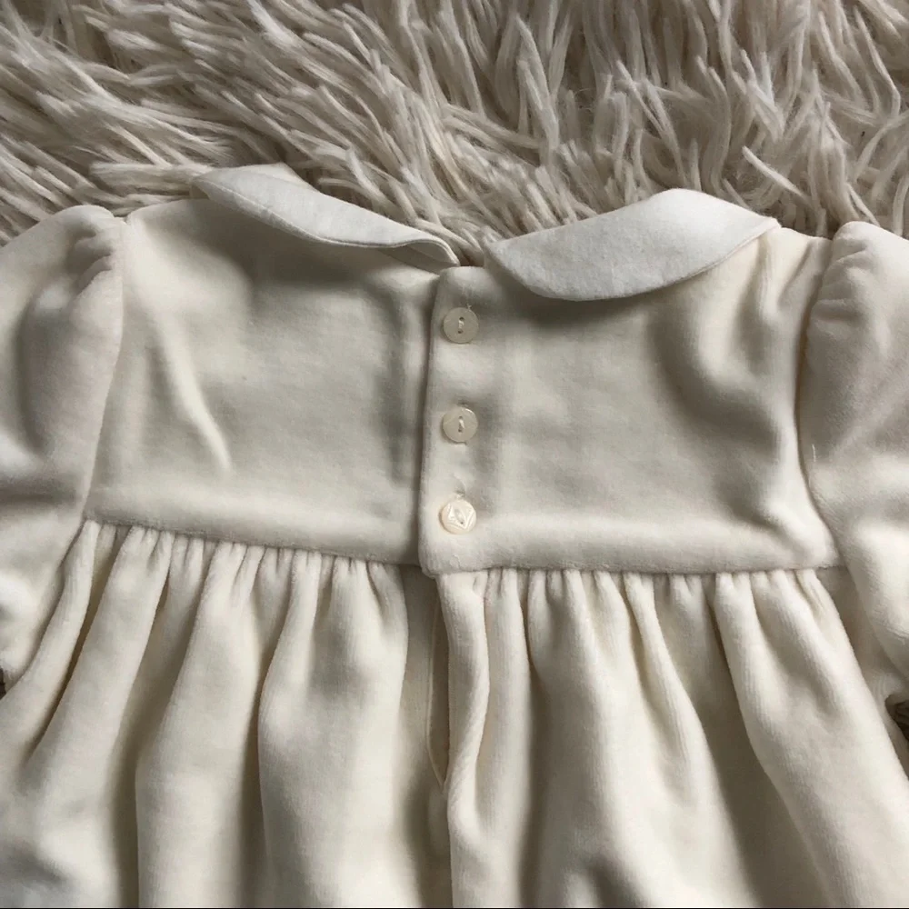 NWT Ralph Lauren Solid Velour Footie Pajamas